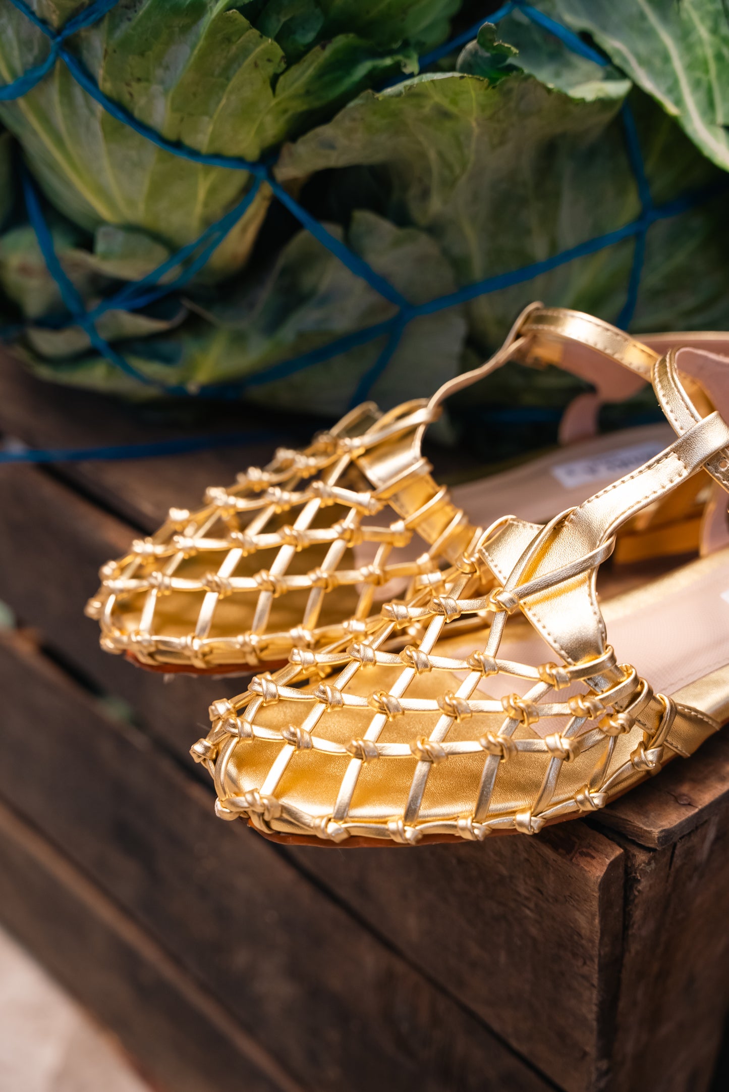 Gold Mia Sandals
